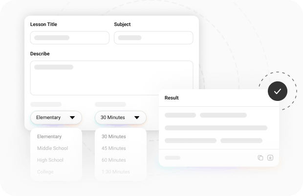 How does the AI Lesson Plan Generator Work?